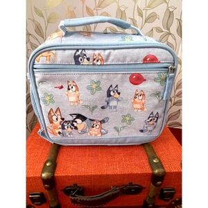 Mackenzie Bluey Bingo Cold Pack Lunch‎ Bag Box Pottery Barn Kids Small Defect